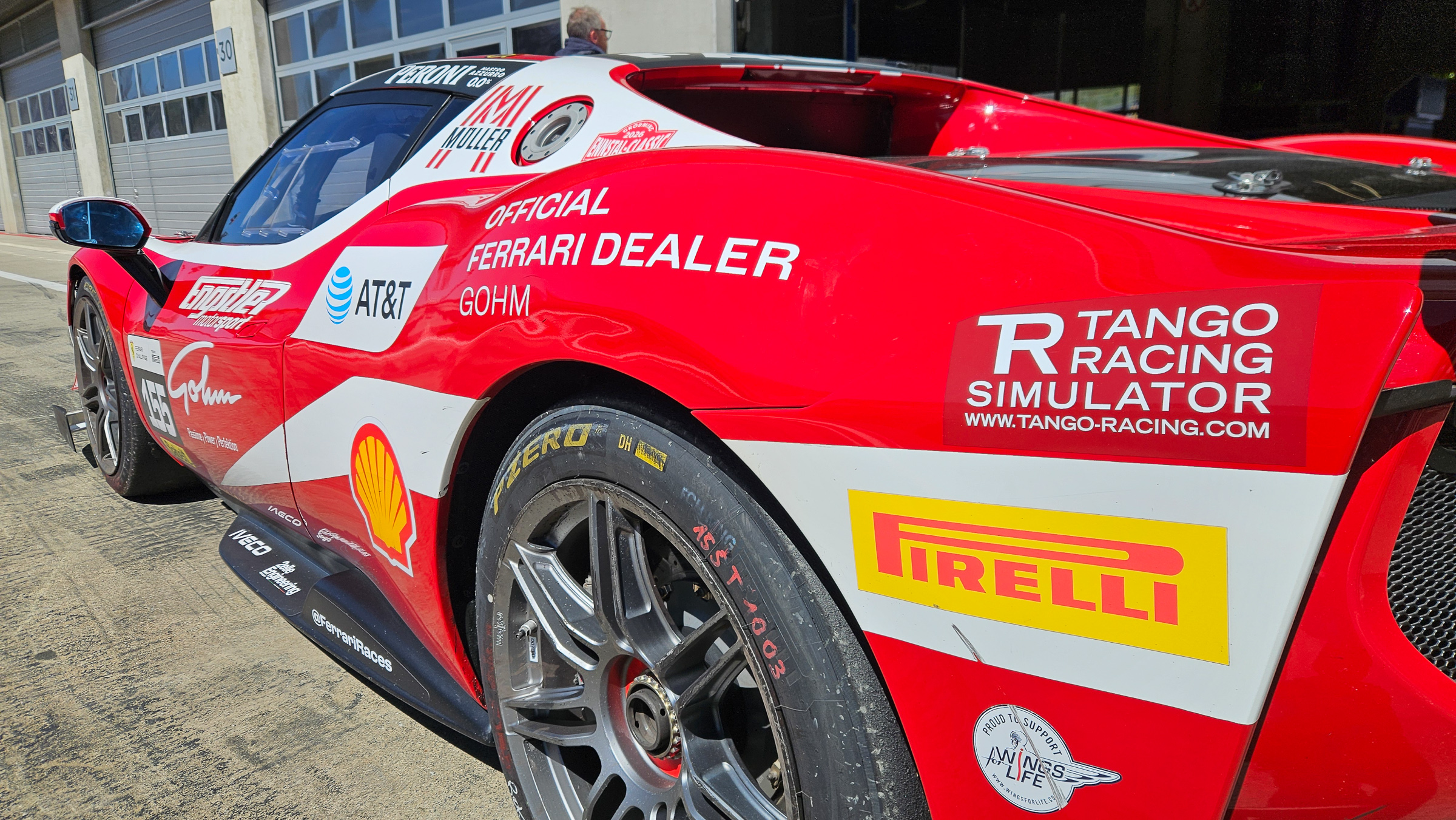 Ferrari 296 Challenge auf der Rennstrecke