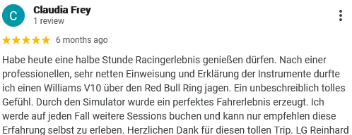 Kundenbewertung für TANGO RACING