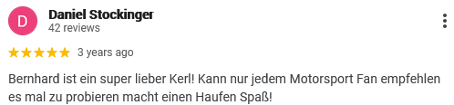 Kundenbewertung für TANGO RACING