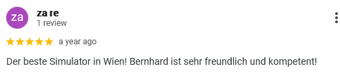 Kundenbewertung für TANGO RACING
