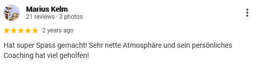 Kundenbewertung für TANGO RACING